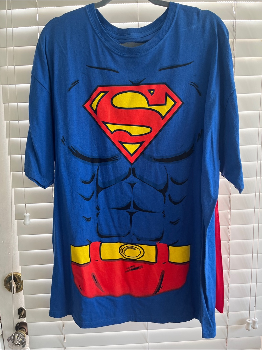DC Comics Superman Blue and Red Tee XXL